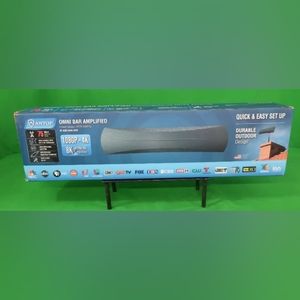 ANTOP AT-420B Dark Gray Omni Bar Indoor/Outdoor Smartpass Amplified HDTV Antenna